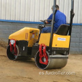 Compactador de rodillo de doble tambor FYL890 de 1 tonelada con control de vibración